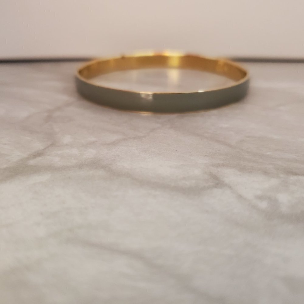 ✨ Vintage Y2k 00s 2000's J. Crew Grey Skinny Bangle ✨ - Picture 2 of 10